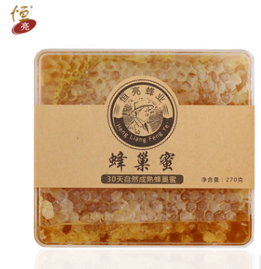 天然野生蜂巢蜜500g瓶装百花w88.com成熟封盖w88.com 蜂窝蜜土特产批发